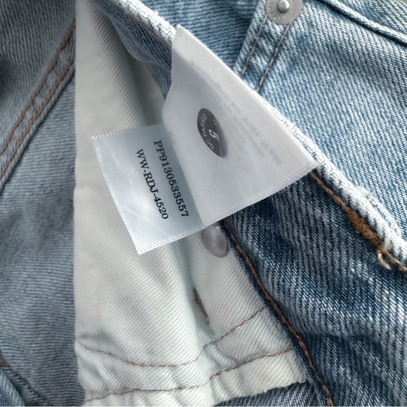 Everlane The ’90s Cheeky Jean Straight Leg Vintage Mid Blue High Waisted 30 NEW - Picture 13 of 14